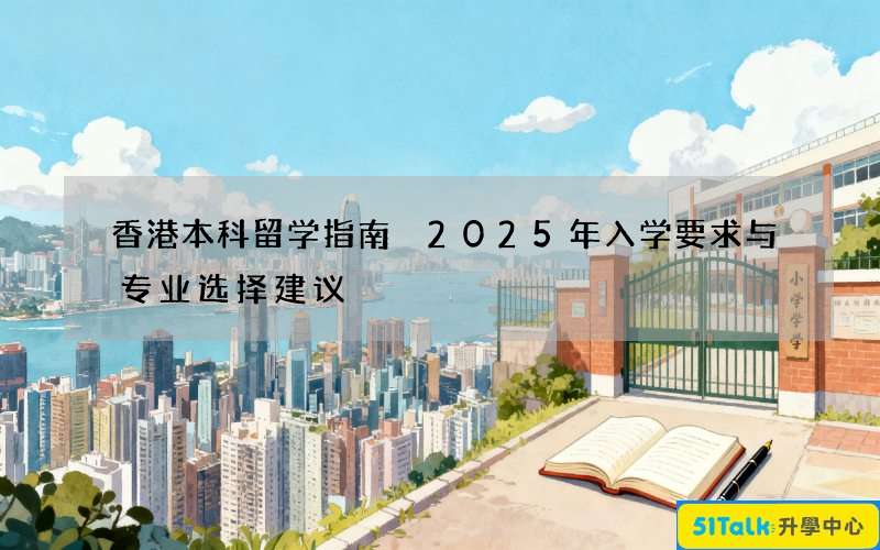 香港本科留学指南 2025年入学要求与专业选择建议